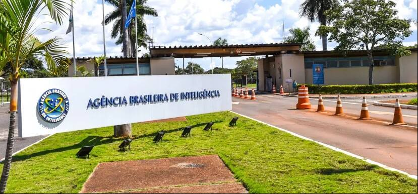 Fachada da Agência Brasileira de Inteligência, a Abin, em Brasília