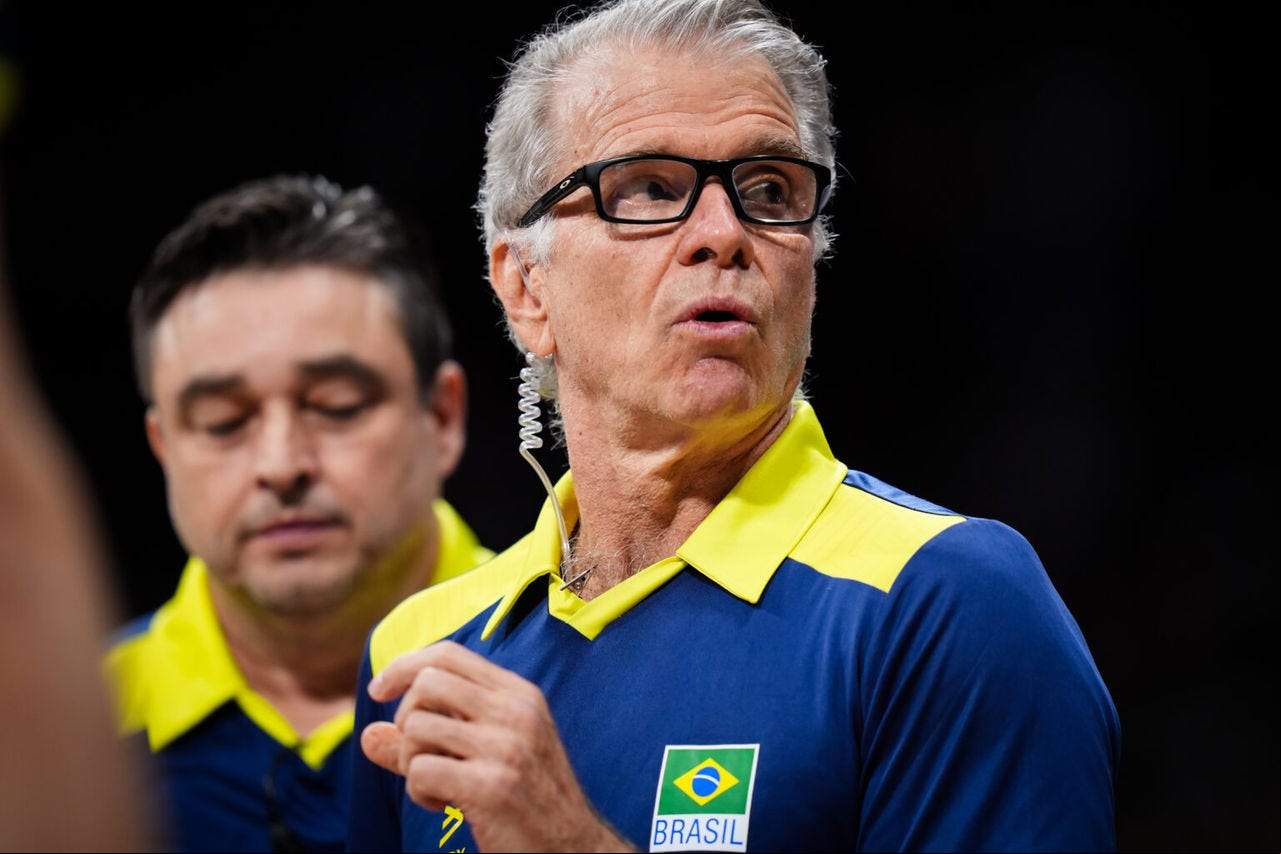 Bernardinho escala a seleção brasileira com Bruninho para encarar a França neste domingo nas Filipinas