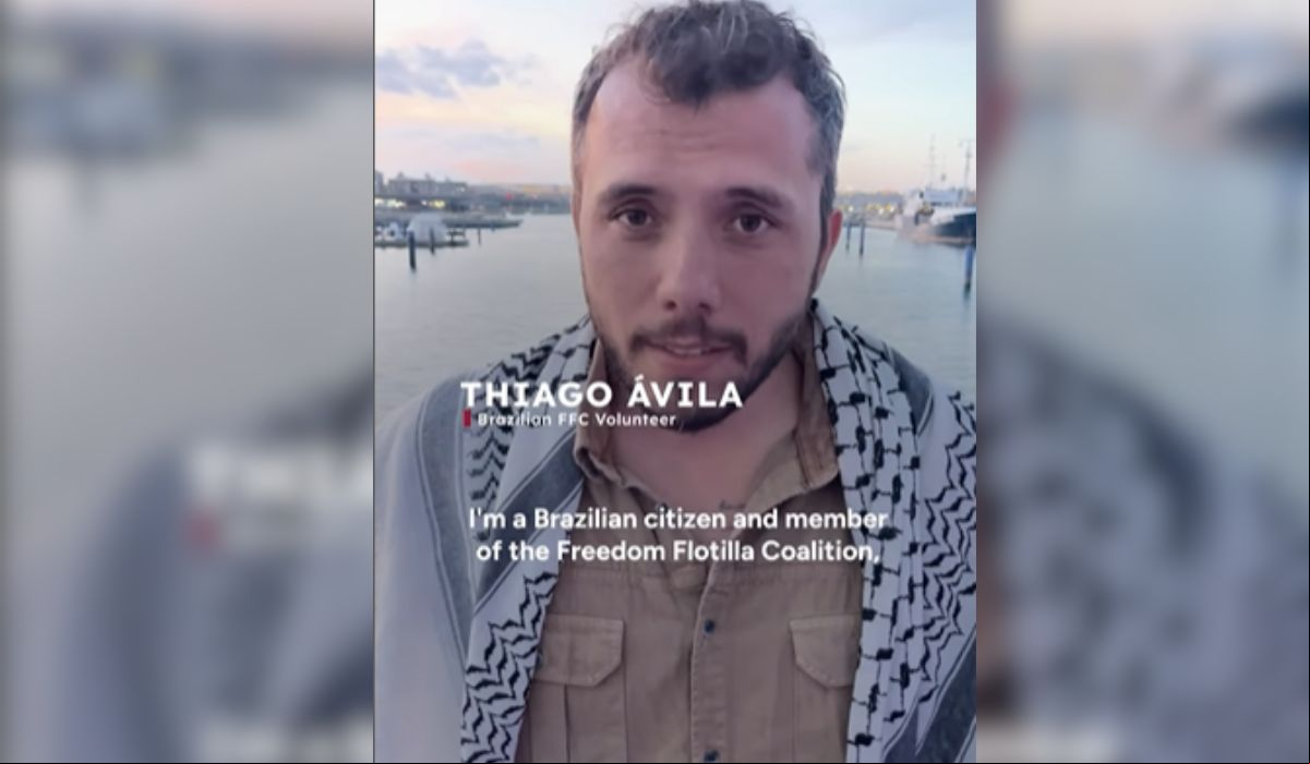 O brasileiro Thiago Ávila gravou vídeos pedindo ajuda 