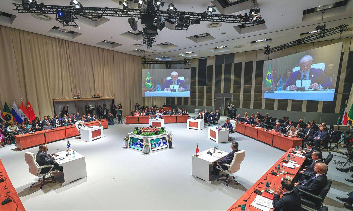 Na imagem, reunião da cúpula do Brics