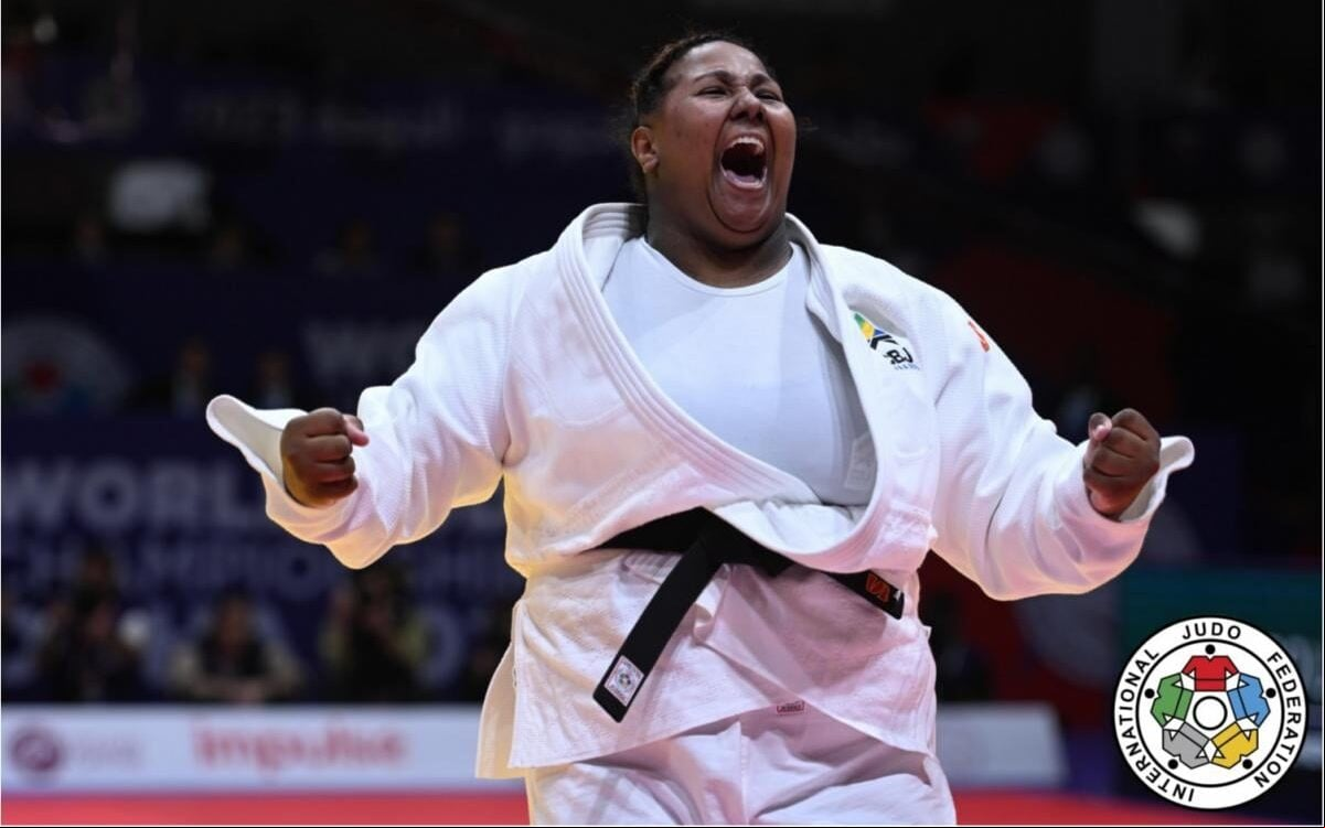 Campeã olímpica afirmou não levar pressão para o tatame (Foto: Divulgação/ IJF)